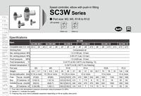 Gambar CKD - Speed Control Elbow - SC3W-10-10 (Drat 3/8, Selang OD 10mm) dari Surabaya Pneumatic undefined 5 Tokopedia