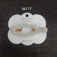 Gambar TKB Jepitan rambut wanita model mutiara ikat senar kualitas premium - MJ 14 dari Toko 3dwarfs undefined 4 Tokopedia