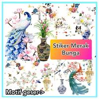 Gambar WALLSTICKER STIKER DINDING MOTIF BUNGA BP 06 07 08 09 10 UK 90X60 - BUNGA 5 dari Makmur Sukses Sejahtera undefined 1 Tokopedia