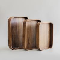 Gambar Nampan Ujung Tumpul | Nampan Hotel | Nampan Unik | wooden tray dari Zenly Bright undefined 1 Tokopedia