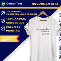 Gambar Baju Kaos Hubungan Kita Putih Polos Original Distro Cowo Cewek Bandung - Putih, S dari QuaranTees undefined 1 Tokopedia