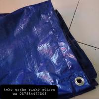 Gambar Tetpal Plastik Tipe A2 Ukuran 6x6 biru/ silver dari Toko Terpal Plastik Rizky Aditya undefined 5 Tokopedia