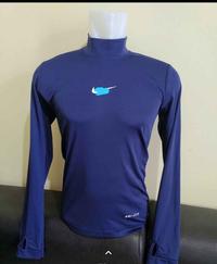 Gambar Manset Baju Baselayer Untuk Gym, Renang, Running - Navy dari Jersey Banjarbaru New undefined 3 Tokopedia