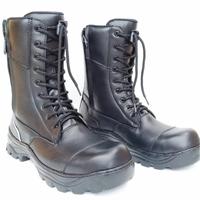 Gambar sepatu pdl safety damkar kulit asli / pemadam kebakaran - Hitam Dop, 39 dari sepatu pdl kulit undefined 1 Tokopedia