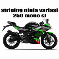 Gambar Striping Kawasaki Ninja 250 SL Mono / Sticker Variasi motor ninja Mono - 02 dari MubaroqSTRIPING undefined 1 Tokopedia