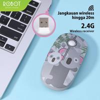 Gambar Mouse Robot M330 2.4GHz Wireless Mouse Silent Optical - Mouse Karakter - SAFARI dari MMCROXY undefined 3 Tokopedia