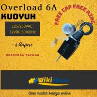 Gambar Taiwan ORI Overload 6A Thermal Protector 6 Amper Kuoyuh 6 a dari Overload Wikimesin undefined 4 Tokopedia