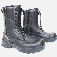 Gambar sepatu pdl safety damkar kulit asli / pemadam kebakaran - Hitam Dop, 39 dari sepatu pdl kulit undefined 3 Tokopedia