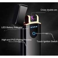 Gambar Korek Api Elektrik Fingerprint Touch Sensor LED Screen Rechargeable dari Diamondstore28 undefined 4 Tokopedia