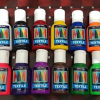 Gambar Cat Lukis Kain Tekstil MM 30ml Harga Perbotol Untuk Lukis Semua Kain dari E1 CREATIVE undefined 1 Tokopedia