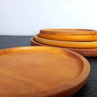 Gambar PIRING KAYU MAHONI NATURAL - dia 18 cm dari Suburmart_NEW undefined 3 Tokopedia