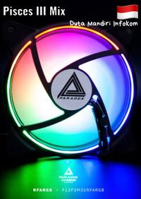 Gambar Paradox Gaming Pisces III Mix ARGB Fan 120mm I 12CM - Gaming Fan Case dari Duta Mandiri Infokom undefined 1 Tokopedia