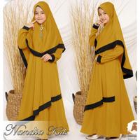 Gambar NANDIA DRESS KIDS 9 - 12 Tahun Bahan MOSSCRAPE Pakaian Muslim Anak Per dari Dendi 878 store undefined 2 Tokopedia