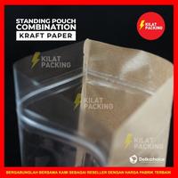Gambar STANDING POUCH VARIAN KOMBINASI TRANSPARAN - KEMASAN MAKANAN SATUAN - CLEAR - FOIL, 25 X 30CM dari kilat packing undefined 4 Tokopedia