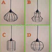Gambar lampu gantung hias industrial cafe minimalis Hitam - type B dari sahirafwa undefined 1 Tokopedia