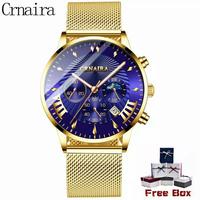 Gambar Jam Tangan Pria CRNAIRA C829 Tahan Air Kotak gratis 100% original dari tokoramiid undefined 2 Tokopedia