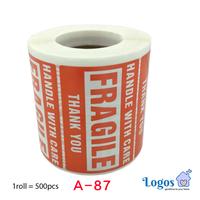 Gambar Stiker FRAGILE Sticker packing paket HANDLE WITH CARE pecah belah aman dari Logos undefined 1 Tokopedia
