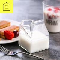 Gambar Gelas Kaca Serbaguna Model Kotak susu Kopi Susu Teh dari Sela Rumah undefined 1 Tokopedia