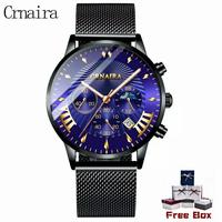 Gambar Jam Tangan Pria CRNAIRA C829 Tahan Air Kotak gratis 100% original dari tokoramiid undefined 3 Tokopedia