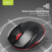 Gambar Mouse Wireless ROBOT M310 2.4 GHz Optical Mouse Garansi Resmi dari Starcomp Origin undefined 3 Tokopedia