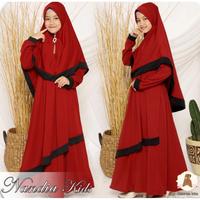 Gambar NANDIA DRESS KIDS 9 - 12 Tahun Bahan MOSSCRAPE Pakaian Muslim Anak Per dari Dendi 878 store undefined 1 Tokopedia