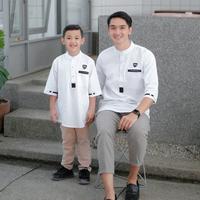 Gambar BAJU KOKO SET FAMILY COUPLE AYAH ANAK PAKAIAN MUSLIM COUPLE TERBARU - Dewasa F White, S dari Gudangclothing.id undefined 5 Tokopedia