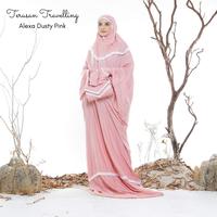 Gambar Leesy.id - MUKENA DEWASA TERUSAN TRAVELING RENDA ALEXA - LAVENDER dari Leesy ID undefined 3 Tokopedia