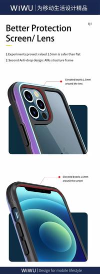 Gambar Wiwu Defense Armor Hard Case Military Shockproof IPhone 11 12 Pro Max - IPhone 11Pro dari Metoocel Official undefined 5 Tokopedia
