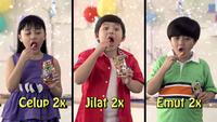 Gambar Cucu Pop Permen Lolipop Serbuk Rasa Jeruk dan Stroberi Cucupop Sachet - Strawberi dari Chintachink Shop undefined 3 Tokopedia