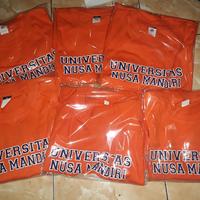 Gambar Kaos Moka dan Serasi Nusamandiri 2021 - Orange, M dari Dino One Shop undefined 4 Tokopedia