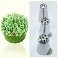 Gambar spuit rumput lokal dekorasi hiasan kue tart dari Tobaku Malia undefined 2 Tokopedia