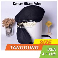 Gambar Blangkon Jogja Koncer Hitam Polos ukuran Tanggung Anak TK SD dari toko samunav undefined 1 Tokopedia