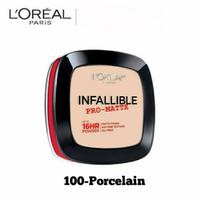 Gambar LOREAL BEDAK INFALLIBLE PRO MATTE 100 PORCELAINE tahan 16H - 125 NAT ROSE dari KELLY ART undefined 2 Tokopedia