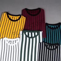 Gambar Kaos Pria Motif Garis / Kaos VT (BANYAK WARNA) - Premium Quality - Hitam, S dari PLJM_STORE undefined 1 Tokopedia