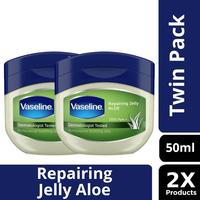 Gambar Vaseline Multi Purpose Repairing Jelly Aloe 50Ml Twin Pack dari Unilever Mall Official undefined 1 Tokopedia