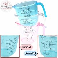 Gambar Gelas Ukur Plastik 150 & 300ml / Gelas Takar / Measuring Cup Takaran - 150 ml dari Sentral Baking undefined 2 Tokopedia