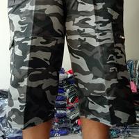 Gambar Celana Cargo Loreng Army Pria Dewasa Pendek Casual Dewasa STD Pria - Biru dari KONVEKSI KOLOR99 undefined 4 Tokopedia