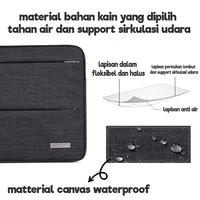Gambar Sleeve Handle Laptop For HP Pavilion Envy x360 Spectre Tas Laptop Sleeve Bag Case Cover Canvas - Hitam, 12 inch dari Maxxi Store_NEW undefined 4 Tokopedia