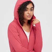 Gambar UNIQLO Jaket Hoodie Mesh Wanita UV Protection Original - Light Grey, S dari DroidOne undefined 2 Tokopedia