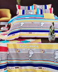 Gambar Kain Sprei Meteran 100% Katun Jepang Karakter Lucu Tuzki Garis Premium - 25 cm dari Kain Sprei Moon undefined 1 Tokopedia
