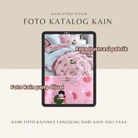 Gambar Kain Sprei Meteran 100% Katun Jepang Karakter Lucu Tuzki Garis Premium - 25 cm dari Kain Sprei Moon undefined 5 Tokopedia