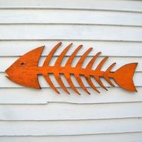 Gambar nautical decor skeleton fish - skeleton fish wall decor - dekorasi dari puitikaltd undefined 3 Tokopedia