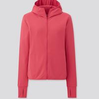 Gambar UNIQLO Jaket Hoodie Mesh Wanita UV Protection Original - Light Grey, S dari DroidOne undefined 4 Tokopedia