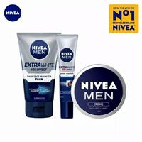Gambar Paket Nivea Men Facial Foam 100ml + Serum 15ml + Creme Moisture 75ml dari cahya_official undefined 1 Tokopedia
