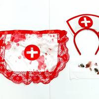 Gambar GROSIR Kostum Hantu Suster Ngesot Bando Dokter Masker Darah Seram - Biru dari Grosir Sukses Jakarta undefined 1 Tokopedia