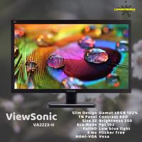 Gambar Monitor LED 22 Inch Viewsonic VA2223-H Full HD VGA HDMI For Komputer dari MXKomputer_NEW undefined 2 Tokopedia
