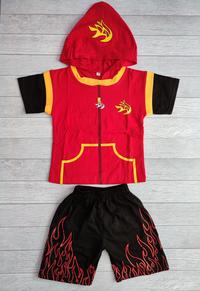 Gambar Kostum Boboiboy Api Baju Anak Laki Cowok Setelan Pendek Karakter - 10 dari Bevio Fashion undefined 3 Tokopedia