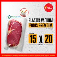 Gambar PLASTIK VACUUM VACUM VAKUM BAG MAKANAN POLOS EMBOSSED EMBOS - 15x20 - EMBOSS HITAM dari kilat packing undefined 3 Tokopedia