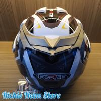 Gambar Paket Helm Force Double Visor Anti Pecah Speed White Force + EA 30 Ml dari Richie Helm Store undefined 4 Tokopedia