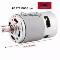 Gambar Dinamo Motor RS775 DC 12v 15000 rpm High Speed dari Dimayshop4 undefined 4 Tokopedia